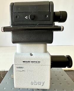 Wild Heerbrugg MPS11 0.32x35mm Film Microscope Camera Unit Leitz Switzerland Lab