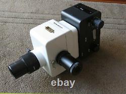 Wild MPS51 Heerbrugg Microscope Camera Adapter with Leitz Camera + Periplan Tube