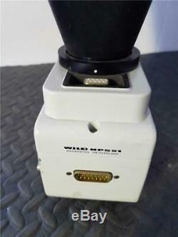 Wild Mp551 Microscope Camera Adapter With Leitz Wetzler Polaroid Attachment