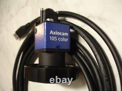 ZEISS Axiocam 105 color Microscope Camera with 60N-C 2/3 0,5X adapter and Cable