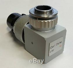 ZEISS f = 107 Coated T Surgical OPMI Microscope Video Camera Adapter Lens