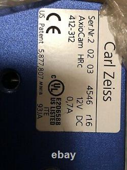 Zeiss AxioCam HRC Color Microscope Camera with cables and power supply