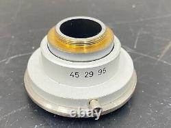 Zeiss Axio (45 29 95) Microscope C-Mount Camera Lens Adjustable Adapter