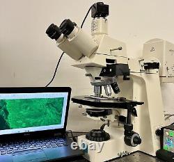 Zeiss Axioplan Universal LED Fluorescence Microscope 5MP Cam Laptop