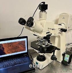 Zeiss Axioplan Universal LED Fluorescence Microscope 5MP Cam Laptop