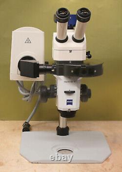 Zeiss Stemi SV11 Stereo Fluoresce Microscope Zeiss AxioCam MRc5 MP, Schott Light