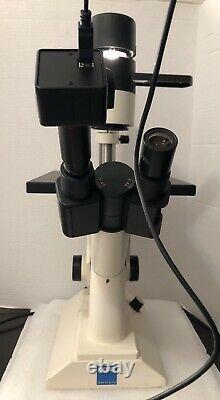 Ziess ID03 Inverted Phase Contrast Microscope 3 Obj New Cosmetic Tested Deal