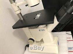 Ziess ID03 Inverted Phase Contrast Microscope 4 Obj New Cosmetic Tested Deal